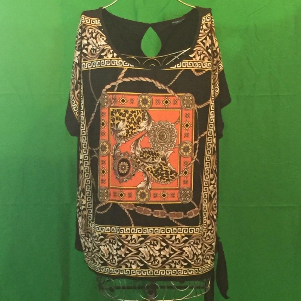 Plus size unique top